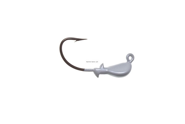 Picture of Hookup Inshore Premium Jighead, 1/4 Oz, Pearl, 5/Pack, 3/0 Vmc Perma Steel Hook