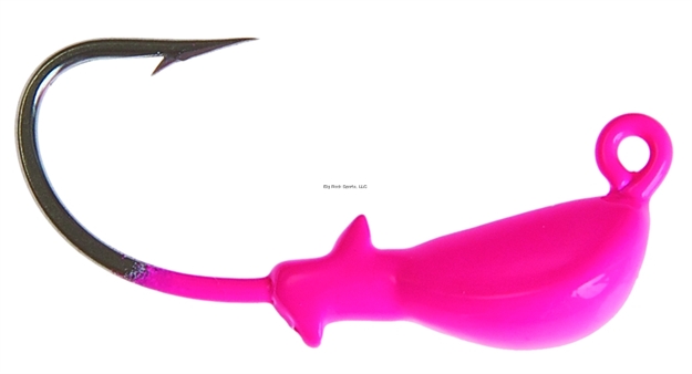 Picture of Hookup Inshore Premium Jighead, 1/4 Oz, Pink, 5/Pack, 2/0 Vmc Perma Steel Hook