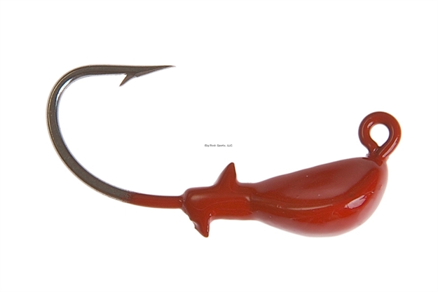 Picture of Hookup Inshore Premium Jighead, 1/4 Oz, Red, 5/Pack, 2/0 Vmc Perma Steel Hook