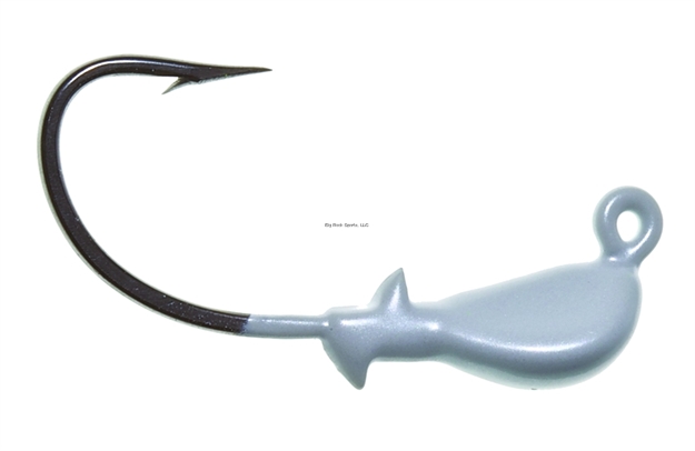 Picture of Hookup Inshore Premium Jighead, 3/8 Oz, Pearl, 5/Pack, 4/0 Vmc Perma Steel Hook