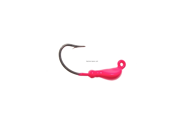 Picture of Hookup Light Tackle Jighead, 1/16 Oz, Pink, 5/Pack, SZ 2 High Carbon Steel Hook