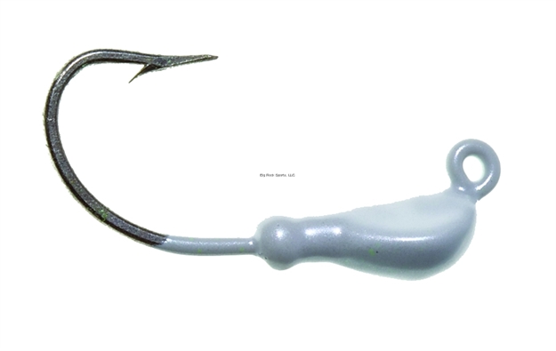 Picture of Hookup Light Tackle Jighead, 1/8 Oz, Pearl, 5/Pack, 2/0 High Carbon Steel Hook