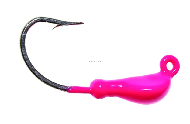 Picture of Hookup Light Tackle Jighead, 1/8 Oz, Pink, 5/Pack, 2/0 High Carbon Steel Hook