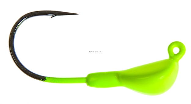 Picture of Hookup XL Jighead, 1/2 Oz, Chartreuse, 4/Pack, 4/0 Needle-Point Black Nickel Wide Gap Hook