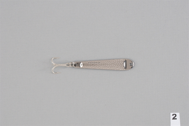 Picture of Hopkins No= Eql Hammered Spoon W/Plain Treble, 2 1/", 1/ Oz, Stainless Steel