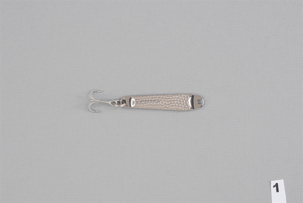 Picture of Hopkins No= Eql Hammered Spoon W/Plain Treble, 2 1/4", /3 Oz, Stainless Steel