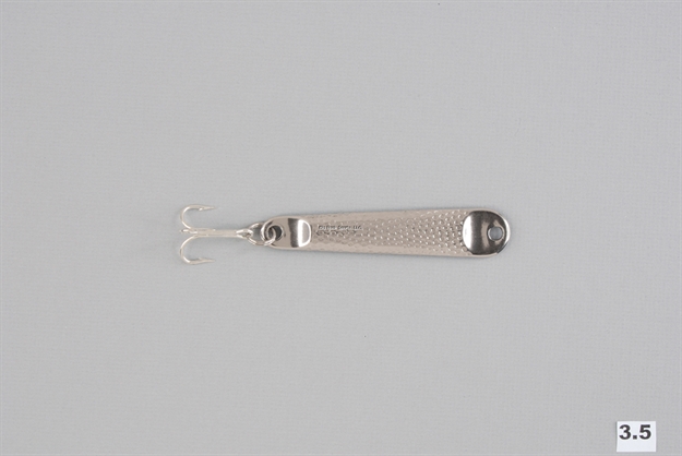 Picture of Hopkins No= Eql Hammered Spoon W/Plain Treble, 4 1/4", 2 Oz, Stainless Steel