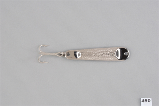 Picture of Hopkins No= Eql Hammered Spoon W/Plain Treble, 4 3/4", 4 1/2 Oz, Stainless Steel