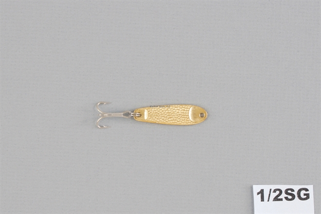 Picture of Hopkins Shorty Hammered Spoon W/Plain Treble, 1 1/2", 1/8 Oz, Gold