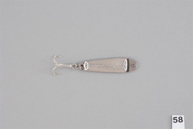 Picture of Hopkins Shorty Hammered Spoon W/Plain Treble, 2 1/2", 5/8 Oz, Stainless Steel