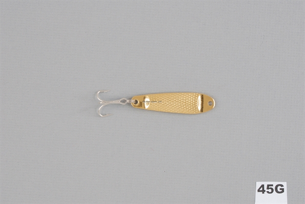 Picture of Hopkins Shorty Hammered Spoon W/Plain Treble, 2 1/4", 1/2 Oz, Gold