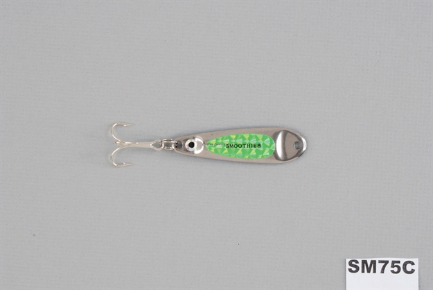 Picture of Hopkins Shorty Smoothie Spoon W/Plain Treble, 2 1/2", 3/4 Oz, Chartreuse Prism