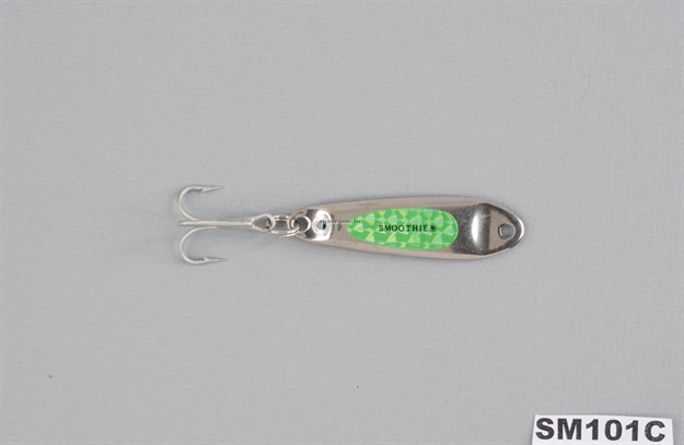 Picture of Hopkins Shorty Smoothie Spoon W/Plain Treble, 2 3/4", 1 Oz, Chartreuse Prism