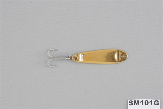 Picture of Hopkins Shorty Smoothie Spoon W/Plain Treble, 2 3/4", 1 Oz, Gold Plain