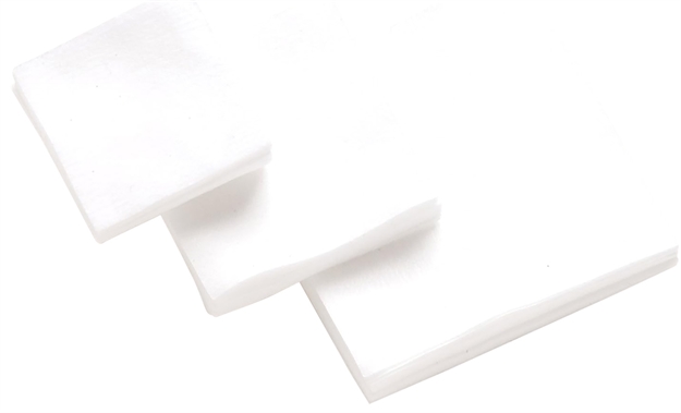 Picture of  Hoppe's 1202S Gun Cleaning Patches Cleaning Cloth 22-270 Cal 1.125" Cotton 500 Per Pkg