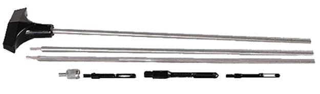 Picture of  Hoppe's 3Pss Bench Rest Cleaning Rod 22 Cal & Larger Universal Firearms Stainless Steel 026285514612