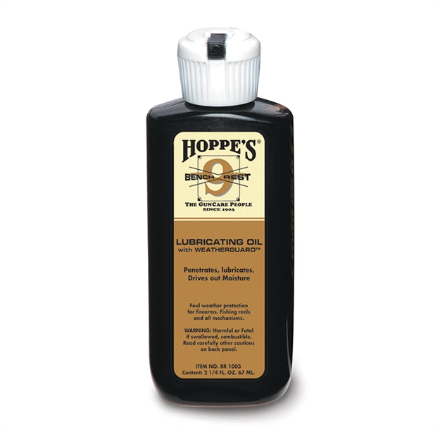 Picture of  Hoppe's Br1003 No. 9 Bench Rest Lubricating Oil 2.25 Oz. Squeeze Bottle 10 Per Pack