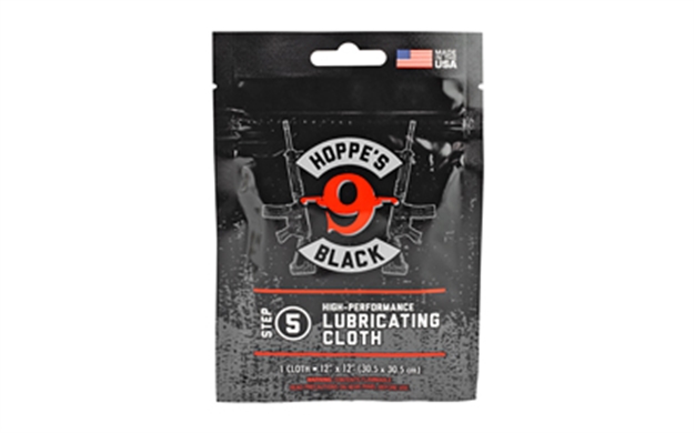 Picture of  Hoppe's Hblc Black Lube Cloth Treated With Hoppe's Black Oil   11" X 14" Resealable Bag 026285000474