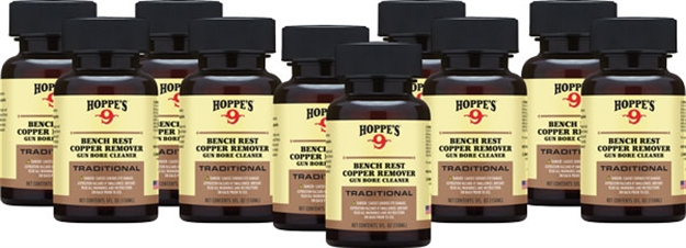Picture of Hoppe's Case Pack OF 10 No.9 Bench Rest Copper Solvent 5Oz HBR904CASE -
