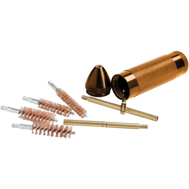 Picture of Hoppes Deluxe Pistol Cleaning Kit Compact .45,40,357,22 Brass Rod PKI