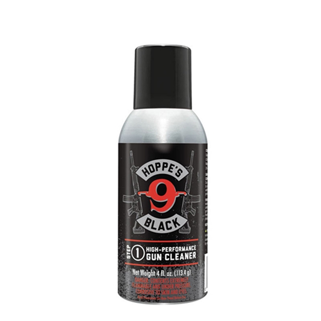 Picture of  Hoppe's Hbc4a Black Gun Cleaner Removes Oil Grease Dirt 4 Oz. Aerosol Can With Extension Tube