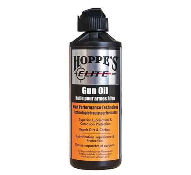 Picture of  Hoppe's Go4 Elite Gun Oil Lubricates And Prevents Corrosion 4 Oz. Squeeze Bottle
