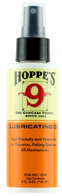 Picture of  Hoppe's 1004 No. 9 Lubricating Oil 4 Oz. Pump Bottle