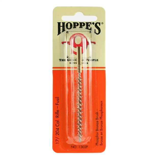 Picture of Hoppes Phosphor Bronze Brush .17, .204 Caliber, Card 1302P