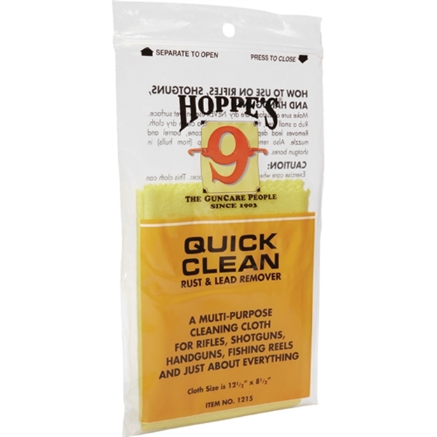 Picture of Hoppes No. 9 Quick Clean Rust And Lead Remover Cloth, Poly Bag 1215