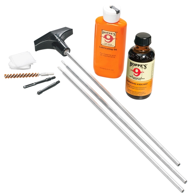 Picture of  Hoppe's U22 Rifle Cleaning Kit 22/257 Cal, Includes Storage Box 026285511376