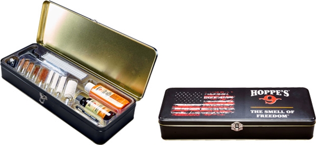 Picture of Hoppes Universal Cleaning Kit W/American Flag Collector Tin< HHTM22