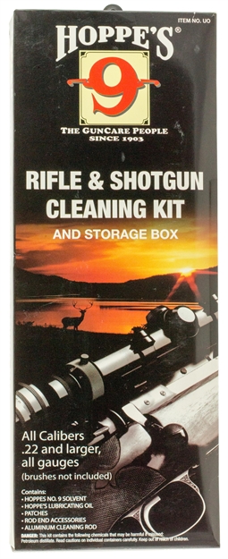 Picture of  Hoppe's UO Rifle & Shotgun Cleaning Kit All-Calibers Includes Storage Box