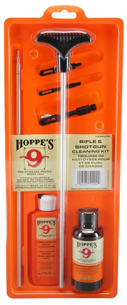 Picture of  Hoppe's Uob Rifle & Shotgun Cleaning Kit Multi-Caliber Rifle/Shotgun 026285512922