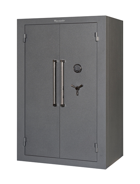 Picture of  Hornady 95072 Mobilis  Double Door Max Matte Grey 9 Gauge Steel Safe