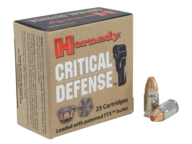 Picture of Hornady Critical Defense Pistol Ammo 32 Naa, Ftx, 80 Gr, 1000 Fps, 25 Rnd, Boxed 090255706567 -