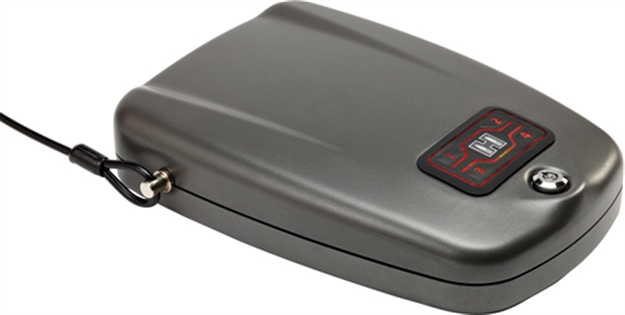 Picture of Hornady Rapid Safe 2700Kp X-Large Rfid Touch Free Pistol Vault 12.7" X 8.7" X 2.9" 98172 090255981728