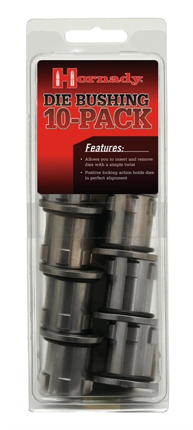 Picture of  Hornady 044096 Lock-N-Load Die Bushing Metal Works With Hornady Lock N Load AP Press 10 Pack 090255440966