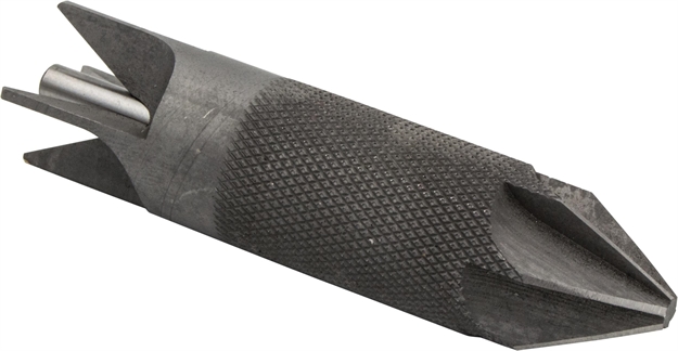 Picture of  Hornady 050117 Lock-N-Load Deluxe 4-Blade Chamfer/Deburring Tool Silver Steel 090255501179
