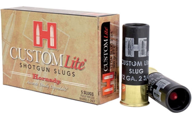 Picture of Hornady Custom Lite Shotgun Slugs 12 Ga, 2-3/4 In, 11/16Oz, 1575 Fps, 5 Rnd Per Box 86230 090255862300