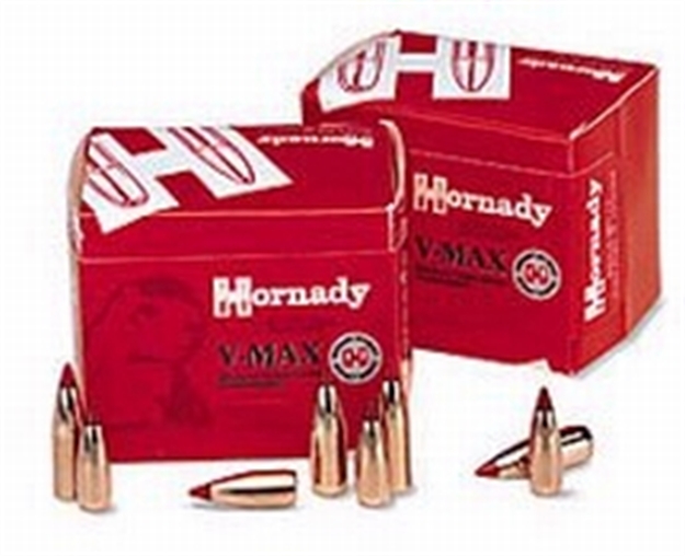 Picture of  Hornady 22281 V-Max  22 Cal .224 60 GR V Max 100 Per Box/ 40 Case