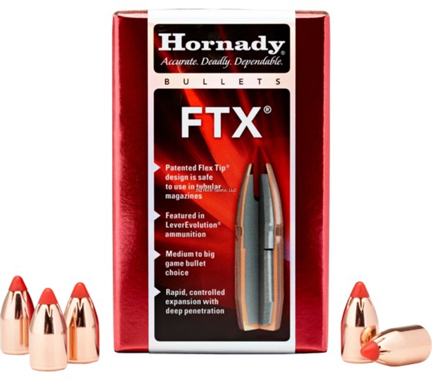 Picture of Hornady Ftx Flex Tip Rifle Bullets 25 Cal .257 110 GR Ftx, 100 Rnd 2542