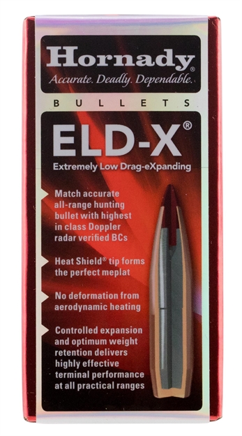 Picture of  Hornady 27356 Eld-X  270 Cal .277 145 GR Extremely Low Drag Expanding 100 Per Box/ 15 Case 090255273564