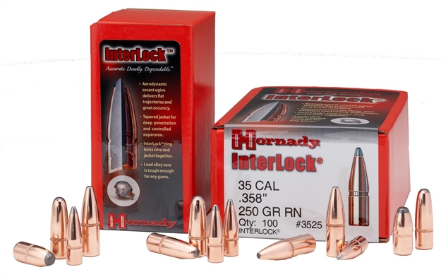 Picture of  Hornady 2740 Interlock  270 Cal .277 150 GR Spire Point 100 Per Box/ 15 Case 090255227406