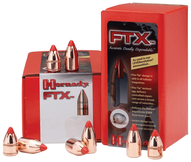Picture of  Hornady 30396 Ftx  30 Cal .308 160 GR Flex Tip Expanding 100 Per Box/ 15 Case 090255303964