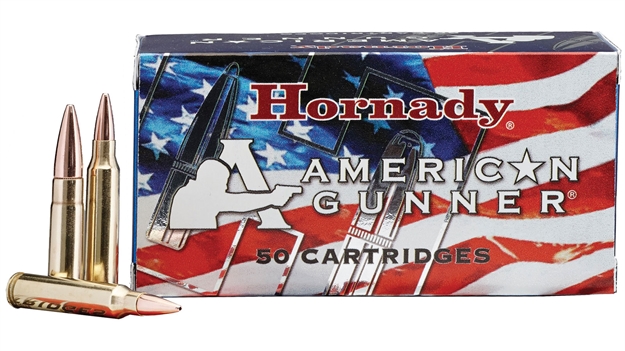 Picture of  Hornady 80967 American Gunner  308Win 155Gr Hollow Point Boat Tail 50 Per Box/10 Case 090255809671