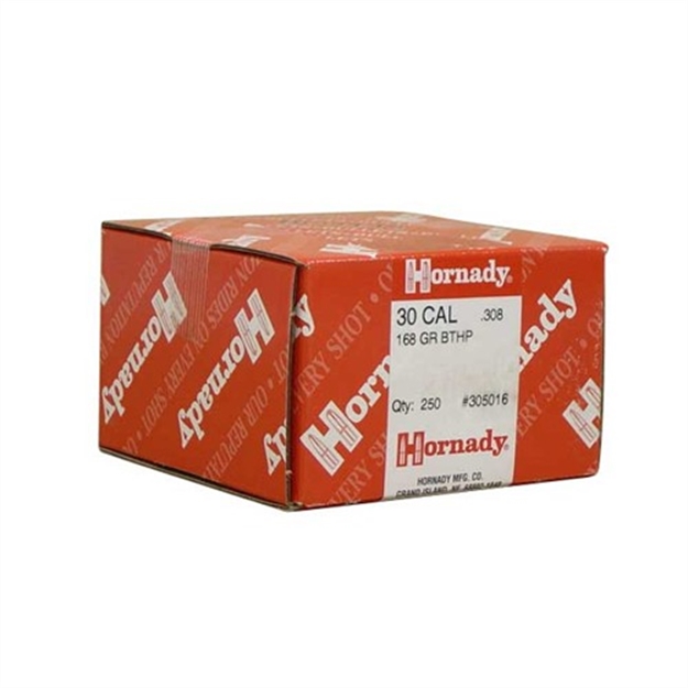 Picture of Hornady 30Cal 168Gr Bthp 250Pk