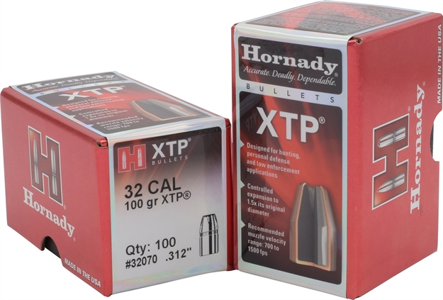Picture of  Hornady 32070 Xtp  32 Cal .312 100 GR Hollow Point 100 Per Box/ 25 Case 090255232073
