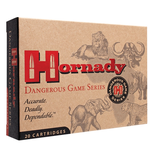 Picture of Hornady 8237 Dangerous Game  376Steyr 270Gr Interlock Spire Point-Recoil Proof 20 Bx/6 Case 090255382372