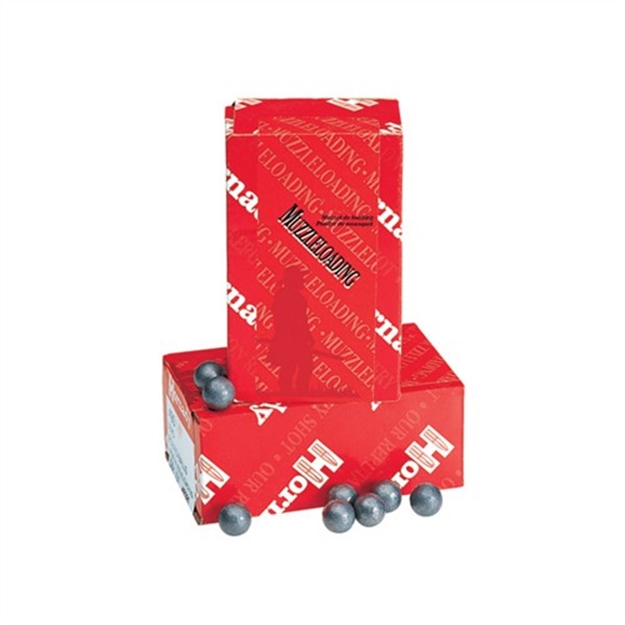 Picture of  Hornady 6025 Black Powder Lead Balls 40 S&W .395 100 Per Box/ 25 Case