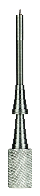 Picture of  Hornady 399693 Flash Hole Deburring Tool Silver Multi Caliber Steel 090255996937